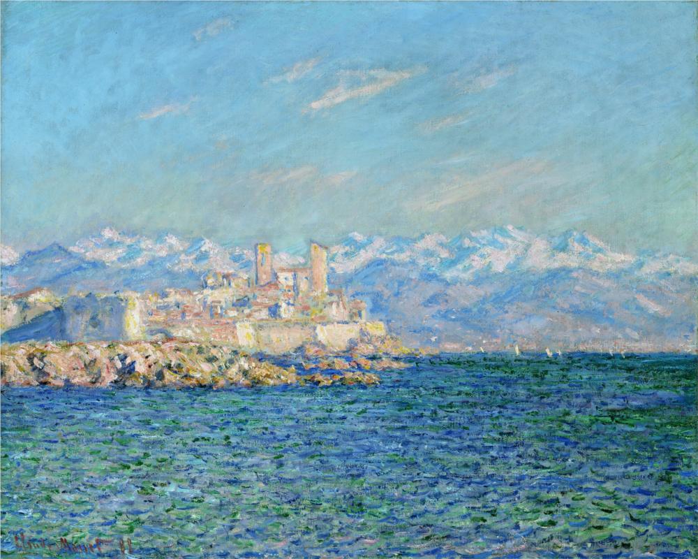 Antibes, Afternoon Effect 1888 - Claude Monet Paintings